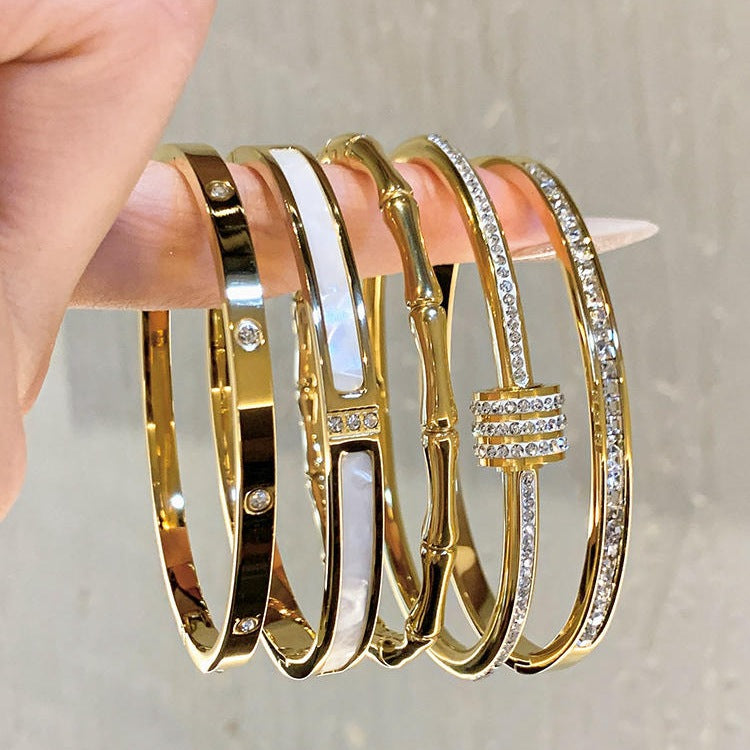 Gold Bangle Set