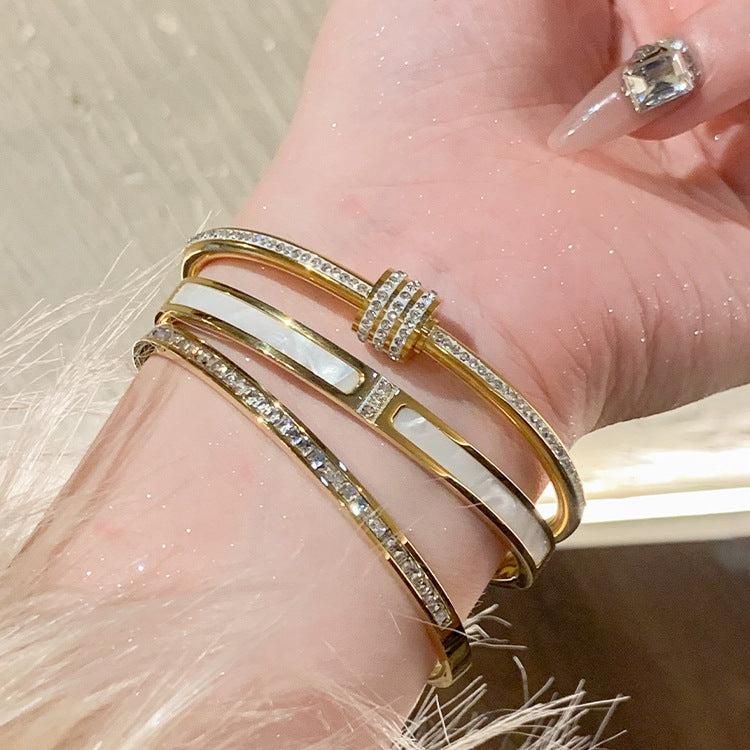 Gold Bangle Set
